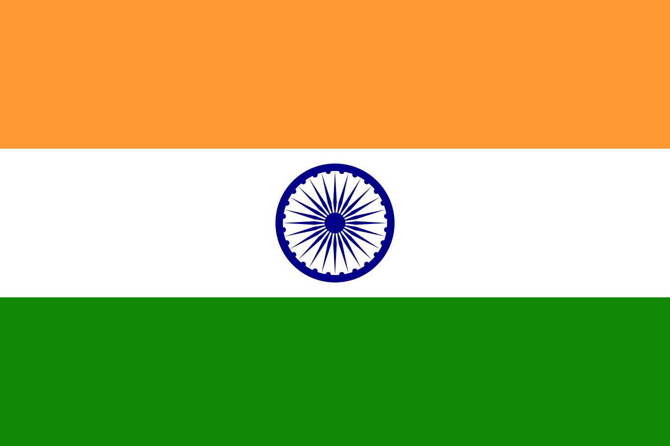 India Flag Color