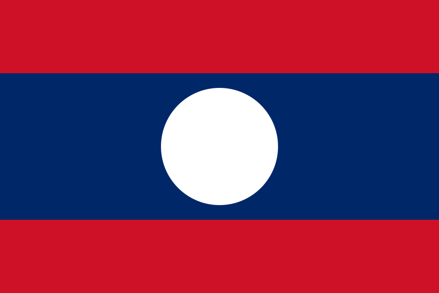 Laos Flag Color