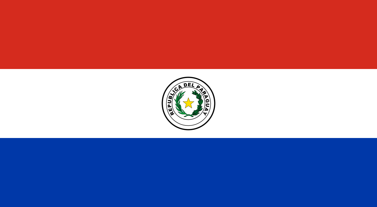 Paraguay Flag Color