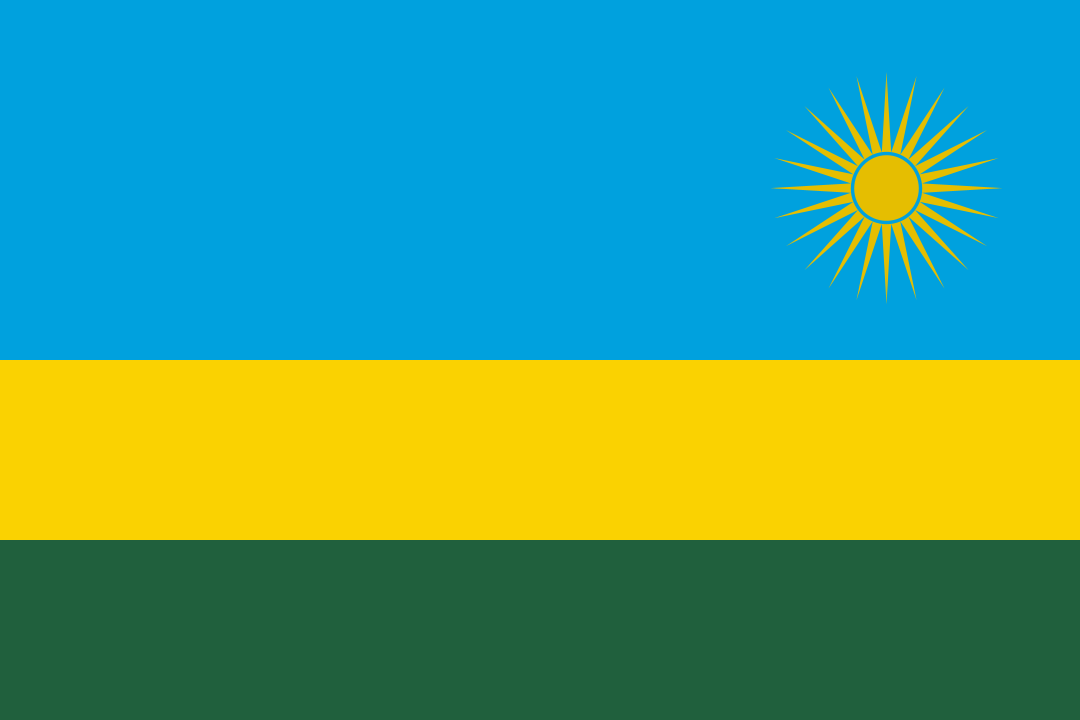 Rwanda Flag Color