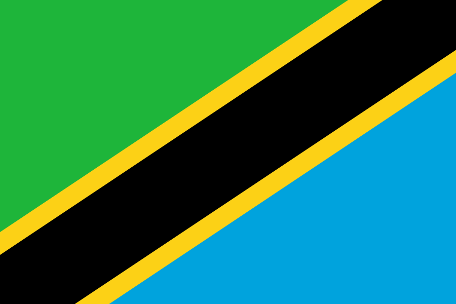 Tanzania Flag Color