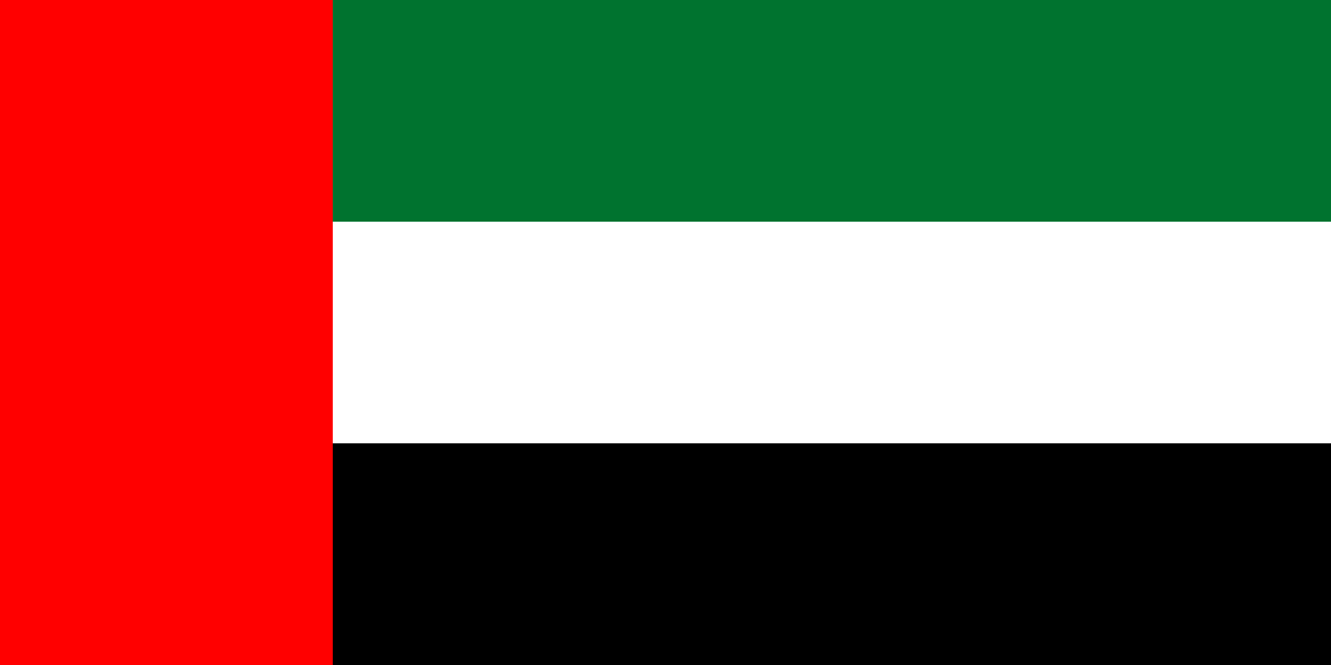United Arab Emirates Flag Color