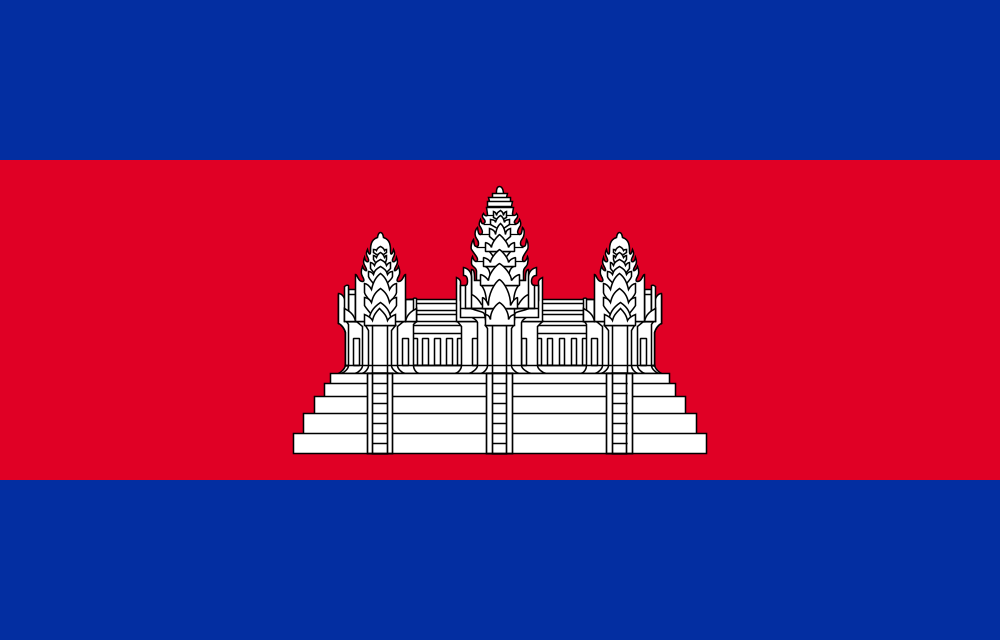 Cambodia Flag Color