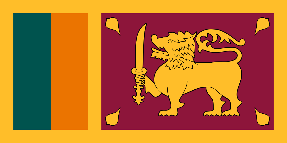 Sri Lanka Flag Color